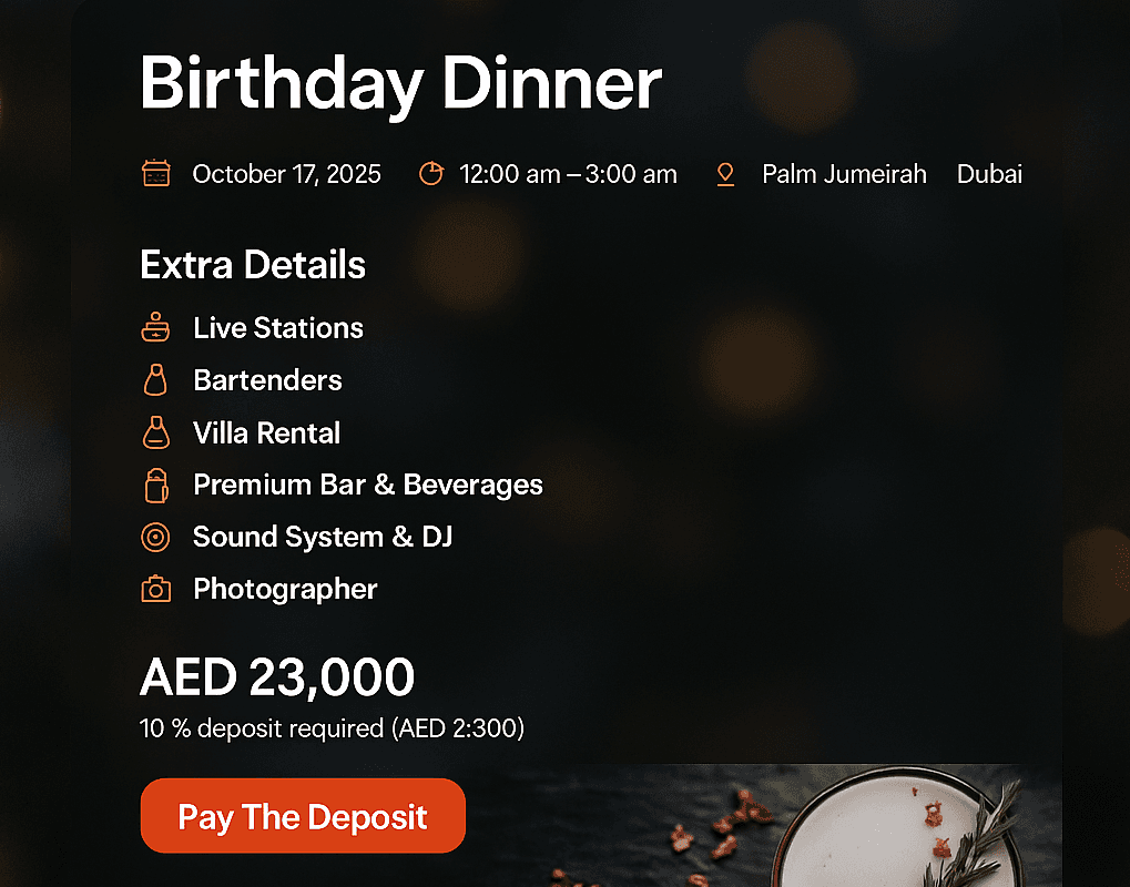 Event planning scene for step 02